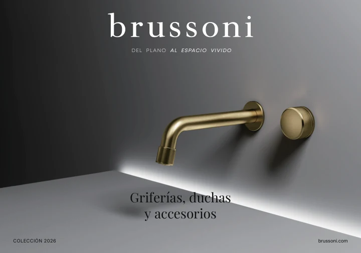 Portada del catálogo Griferías, duchas y accesorios · Colección 2026